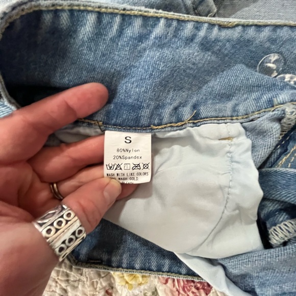 Light Blue Denim Mini Skirt - Picture 5 of 5